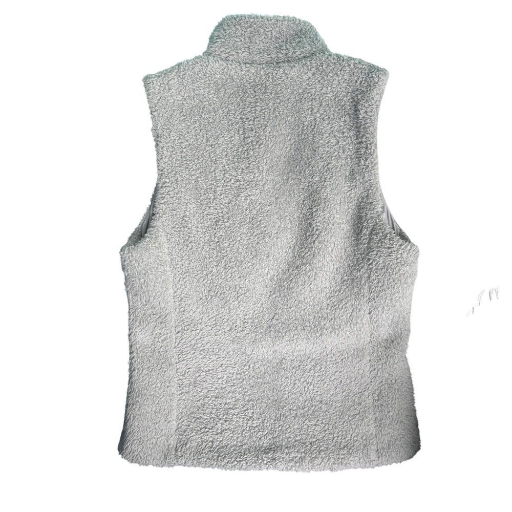 Patagonia Womens Los Gatos Full Zip Fleece Vest Medium Light Gray - Picture 3 of 8